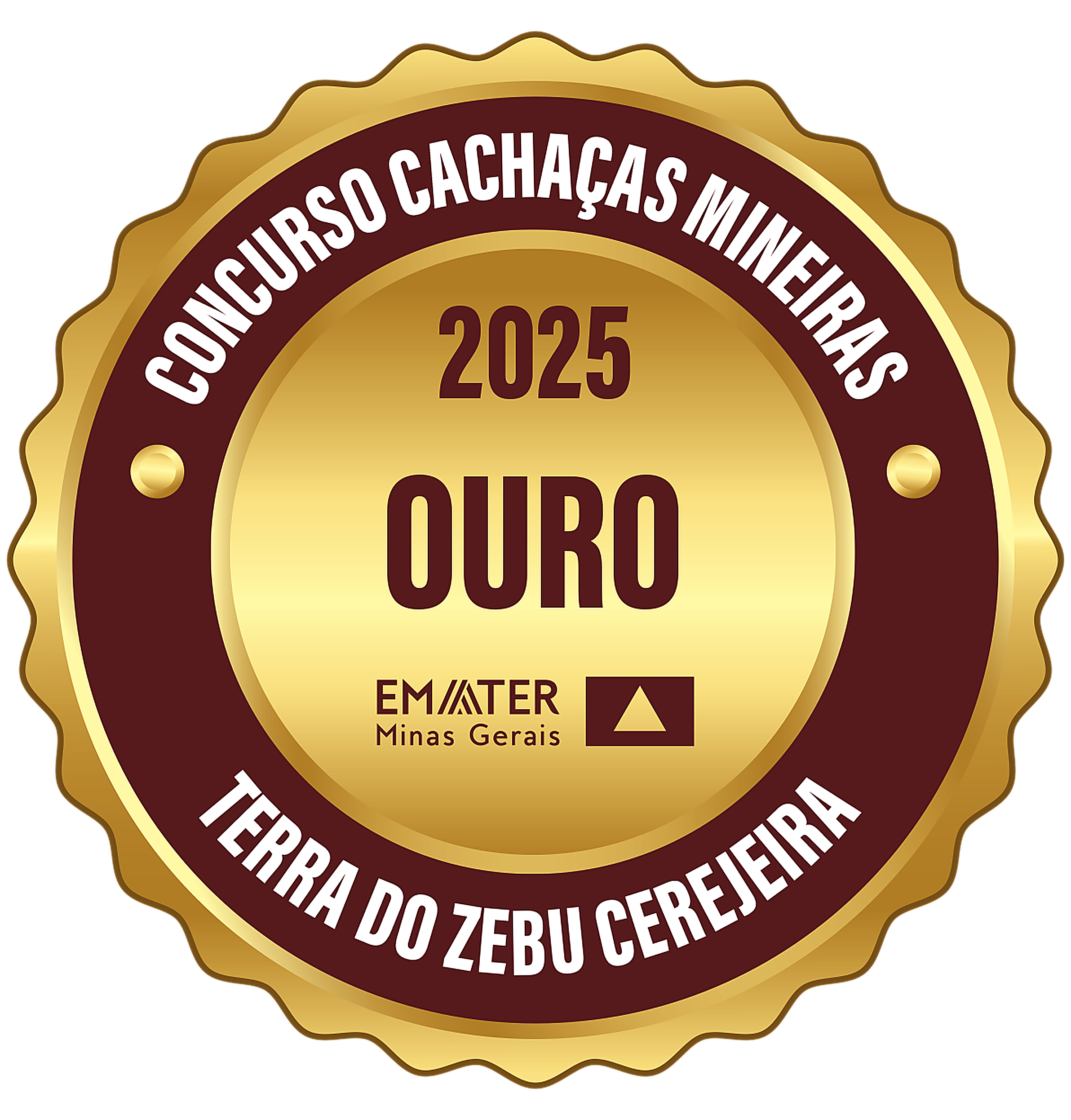 Ouro · Concurso Cachaças Mineiras — Cerejeira, 2025